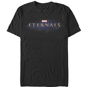 Marvel The Eternals Logo Organic, uniseks, korte mouwen, zwart, M, SCHWARZ