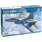 Italeri -2822 F-22A Raptor, schaal 1:48, modelset, modelbouwset, modelbouw, kleur grijs, IT2822