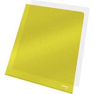 ESSELTE Enveloppen L van PVC, kristal, Lucide – f.to A4, geel – 55431