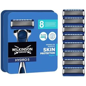 Wilkinson Sword Hydro 5 Skin Protection scheermesjes voor heren, 8-delig