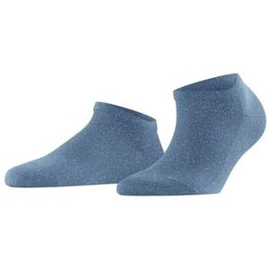 FALKE Dames glanzende ademende sokken duurzaam lyocell lage sokken versterkt effen glanzend mode platte naad zonder druk op de tenen 1 paar, Blauw (Nautical 6531)