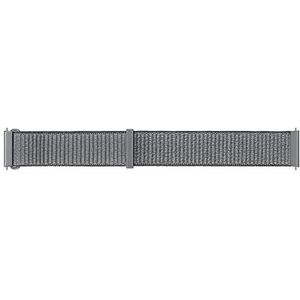 Samsung Fabric Band ET-SVR86 horlogeband van geweven nylon voor Galaxy Watch4, grijs, 20 mm