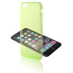 Ksix B0925FTU09 Soft Case met TPU rand voor Apple iPhone 6 Plus Fluor groen transparant