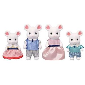 Sylvanian Families 5308 Familie Marshmellow Muis- 4 Fluweelzachte Speelfiguren