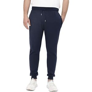 M17 Gerecycled slim beenbroekjes casual broek jogg joggingbroek gerecycled joggingbroek voor heren met zakken met nauwe zoom, marineblauw, XL, Navy Blauw