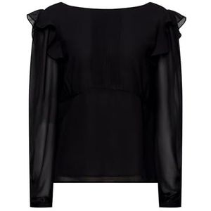 ESPRIT 113eo1f305 Damesblouse, 001/zwart