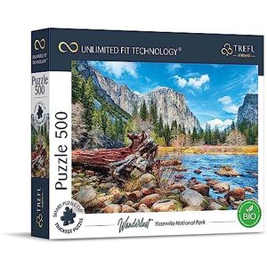 Trefl Prime - UFT Wanderlust Puzzel: Yosemite National Park - 500 stuks - Dik karton, PN, VS, Californië, 10 jaar creatieve hobby