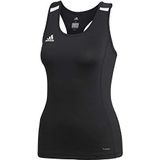 adidas Team 19 Tank, voor dames, 1 stuk, Zwart/Wit