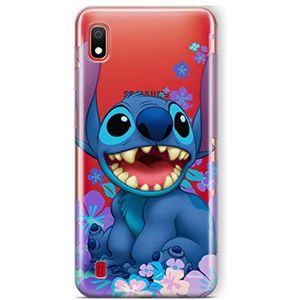 ERT GROUP Officieel gelicentieerde Disney Lilo i Stitch Original Samsung A10 hoes passend voor smartphone vorm silicone gedeeltelijk transparant