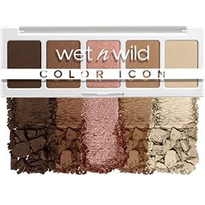 Wet n Wild Color Icon 5-polig palet, oogschaduwpalet met 10 kleuren glanzende en matte oogschaduw, langdurige formule en gemakkelijk te mengen, walking on egshells