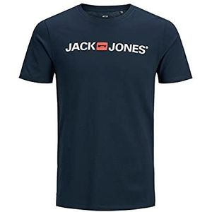 JACK & JONES Jjecorp Logo Tee Ss Crew Neck Noos Ps heren T-Shirt, navy blazer, 3XL grote maten