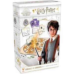 TOPI GAMES - Harry Potter - Tovenaarsproeven - Bordspel - Bordspel - Kaartspel - Familie - Vanaf 7 jaar - 2 tot 8 spelers - HP-EDS-105901