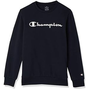 Champion Legacy American Classics-Ultra Light Powerblend Fleece Logo Crewneck Sweatshirt voor kinderen en jongeren, marineblauw, 3-4 jaar, Navy Blauw