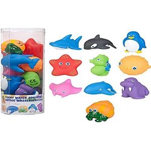 Eddy Toys - 35319 - badspeelgoed - zeedieren x 10