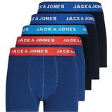 Jack & Jones Lee Trunk Boxershorts (set van 5), Blauw - Navy - Rood