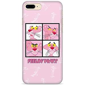 iPhone 7 Plus hoes, iPhone 8 Plus hoes, Panther Pink, kunststof hoes en TPU silicone schokbestendig en krasbestendig