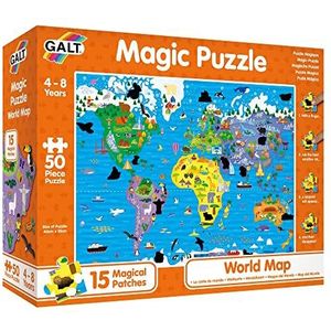 Galt Toys - Magic Puzzle World Map (James GALT 1)