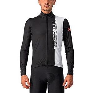 CASTELLI Traguard Jersey Fz borstvoedingstheem, Licht zwart/wit