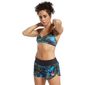 Reebok RC Micro Bra AOP Games Sportbeha voor dames, groen (popgr)