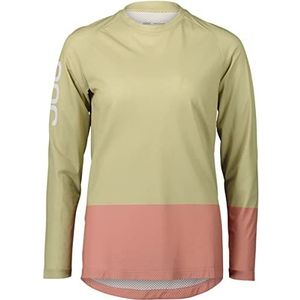 POC W's Mtb Pure Ls Jersey W's MTB Pure LS Damesshirt, Prehnitisch groen/steenzout