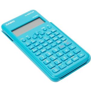 Casio fx-220 PLUS-2 wetenschappelijke rekenmachine, 181 functies, batterijvoeding, lichtblauw, 16,4 cm