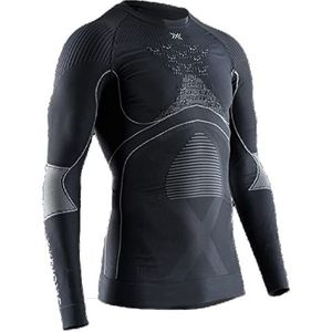 X-BIONIC Energy Accumulator 4.0 ronde hals T-shirt met lange mouwen, sportshirt, compressieshirt voor heren, G087 koolgrijs/parelgrijs