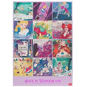 Legami Alice Puzzel, PUZ0005, puzzel, 1000 stukjes, 48 x 68 cm