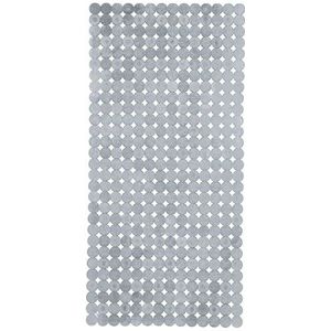 Kleine Wolke Sign badmat, PVC, 36 x 80 cm, zilverkleurig