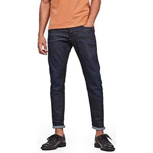G-STAR RAW 3301 Heren Jeans Stripe Blauw (Dk Aged 7209-89), 27W/32L, Blauw (Dk leeftijd 7209-89)