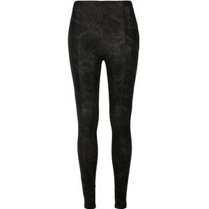 Urban Classics Dames PU lederen broek zwart 5XL, zwart.