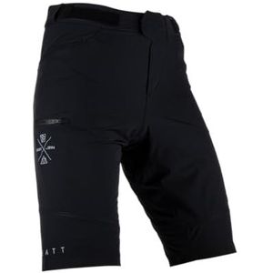 Leatt Herenshorts, zwart, (48 W) UK, zwart.