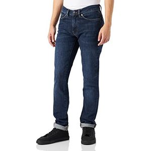 GANT Hayes Jeans Heren, Donkerblauw Worn In