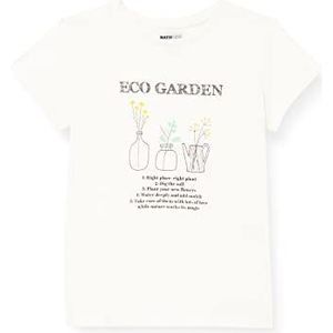 Tuc Tuc Girls-Eco Gardener gebreide jas voor meisjes, Wit.