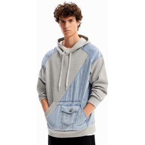 Desigual Sweat_RAFAE, 2003 Middle Gray Vigore, XL, zwart, XL, zwart.
