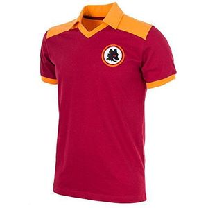 Copa Roma Historisch voetbalshirt voor heren, rood, XXL, Rood