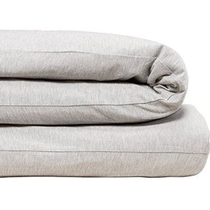 Calvin Klein Huis Dekbedovertrek voor Super-King-Size-bed, katoen, modal, 170 g/m², grijs