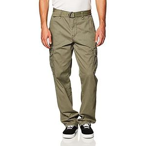 UNIONBAY Survivor Iv Relaxed Fit Cargo Pant-Reg Big and Tall Sizes heren contractbroek, Blad Groen