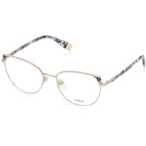 Furla Vfu504 zonnebril voor dames, Sh.red Gold W/Gekleurde Parts