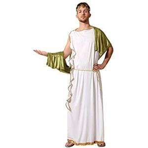 Atosa-38987 Atosa-38987-Costume-Déguisement Romain Adulte, Homme, 38987, Blanc, XL