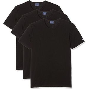 Navigare Set van 3 T-shirts voor heren, zwart.