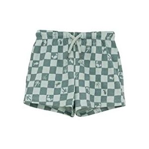 s.Oliver Junior Sweatshort Mit Allover Print Short de survêtement à imprimé intégral unisexe pour bébé, Bleu/Vert, 80