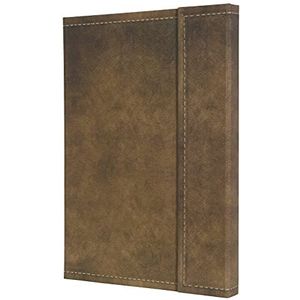 SIGEL CO607 notitieboek premium geruit A5 hardcover bruin - conceptum