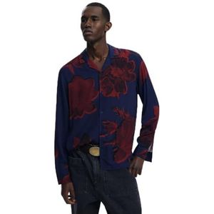 Desigual Cam_tossa T-shirt voor heren, Blauw, L