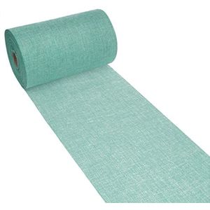 Tafelloper polyester lichtblauw 20 cm x 25 m