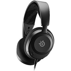 SteelSeries Arctis Nova 1 Gaming Headset met meerdere systemen, hifi met drivers, 360 graden ruimtelijk geluid, oorkussens van traagschuim, microfoon met ruisonderdrukking, pc, PS5, PS4, Switch, Xbox