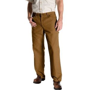Dickies Twill-broek, rekbaar, vooraan, nauwsluitende pasvorm, herenjeans, eendenbruin, 38 W/34 l, eendenbruin
