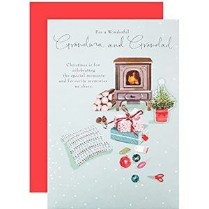 Hallmark 25559414 kerstkaart voor oma en opa - klassiek design Lucy Cromwell