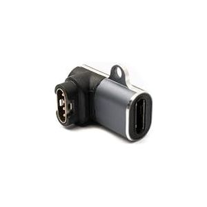 System-S USB 3.1 type C female naar male adapter voor Garmin smartwatch