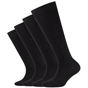 Camano Set van 4 sokken, zwart.