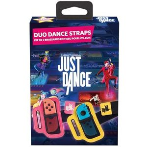 Subsonic Just Dance 2023 officiel - Dance Staps - Pack de 2 Brassards pour manette JoyCon, Bracelet élastique réglable avec emplacement pour Joy-Cons nintendo Switch